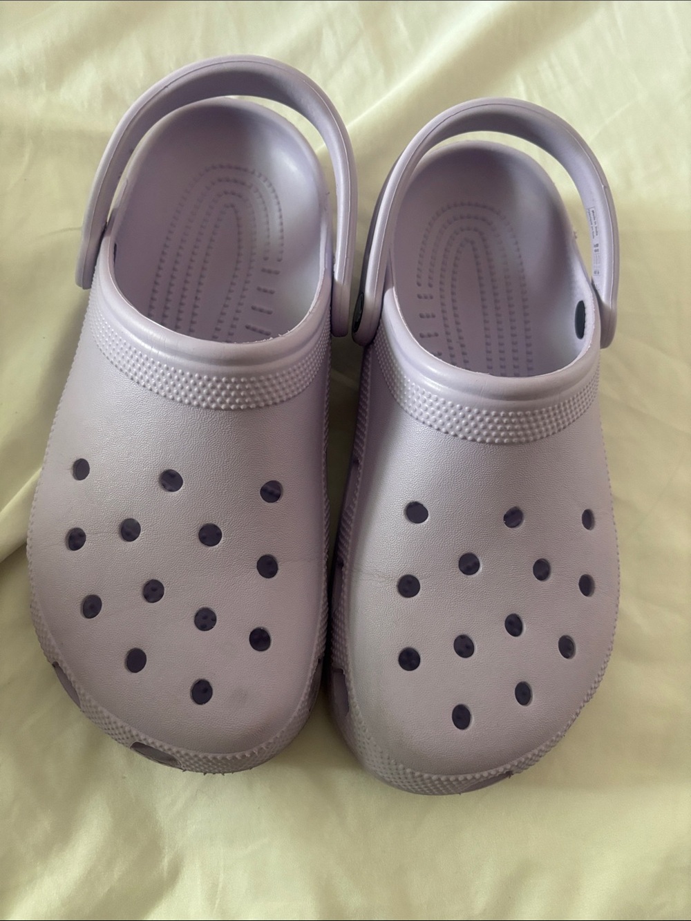 CROCS Men's Slip-On Clog in Light Lavender